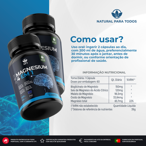 MAGNÉSIO 4 EM 1